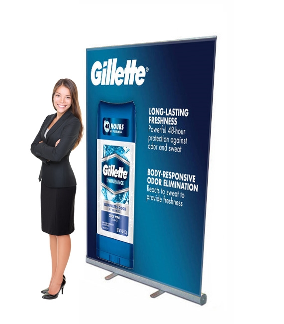 Retractable banner stand 45in.