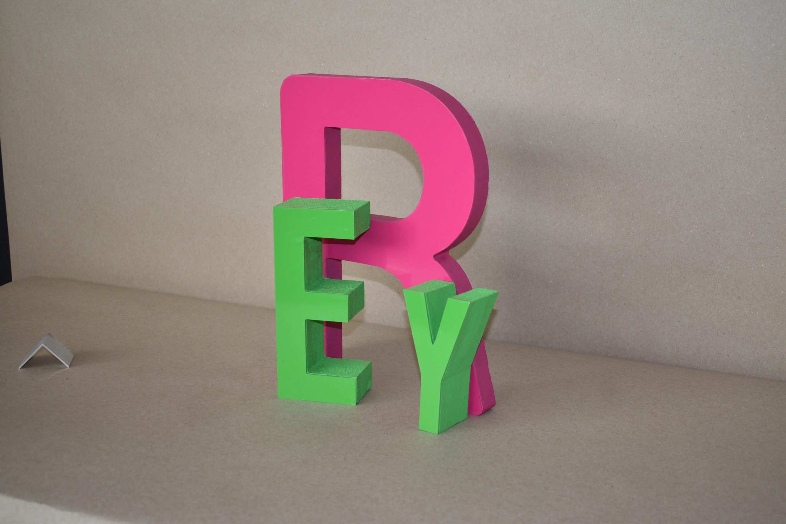 Small Foam Letters